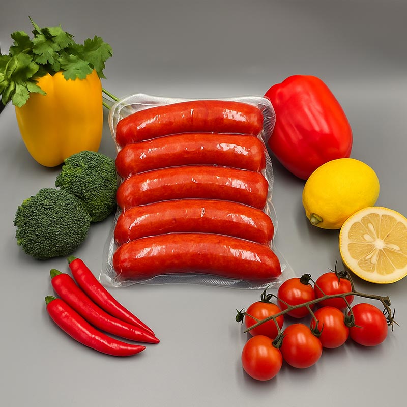 ساسیج پیکیجنگ پی وی ڈی سی ویکیوم سکڑ بیگ
